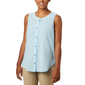 Columbia Ženske Košulje - Summer Ease Sleeveless Plave | CLDW-27054